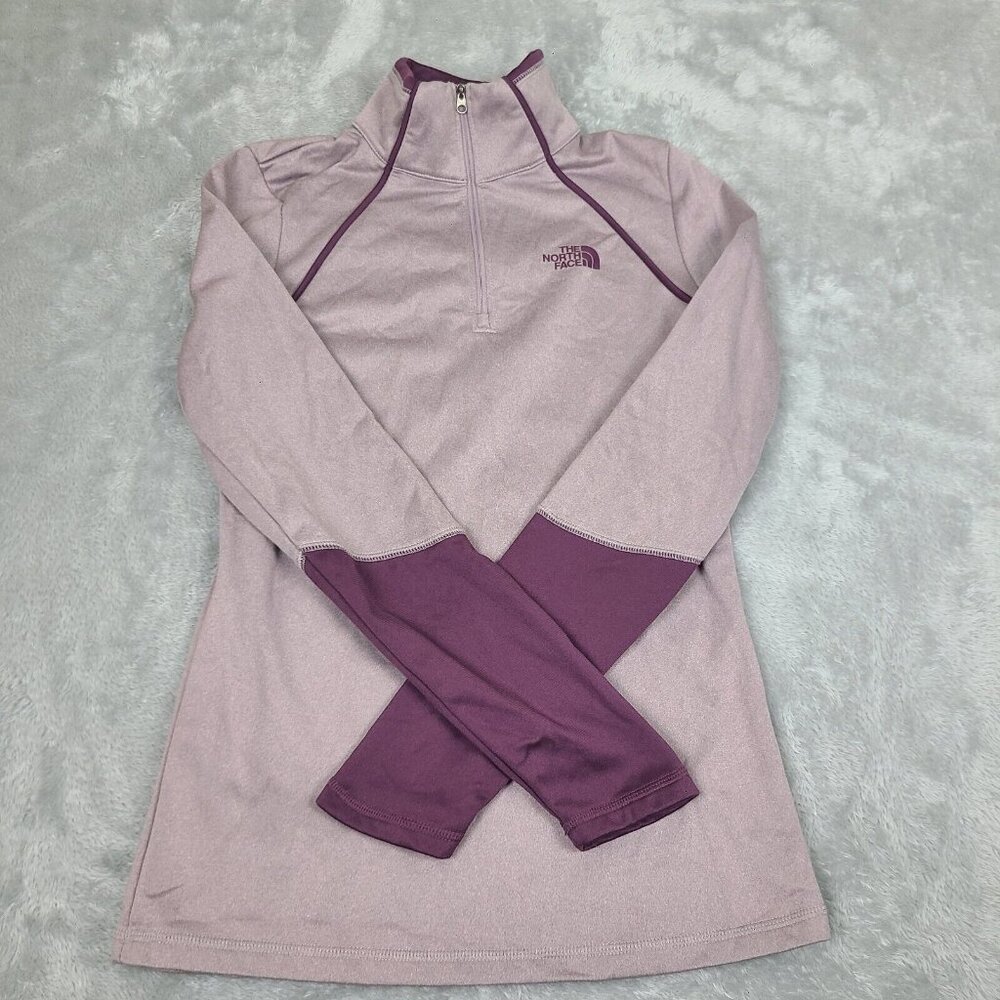 North Face Women's Canyonlands  1/4 Zip Pullover Two Tone Purple Sz‎ Small